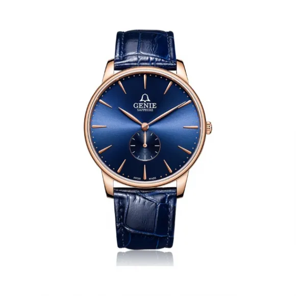 爵尼/Genie 穆尔兹系列 316L精钢 41mm 石英机芯 男表 GNQ-T2032M- LQRL